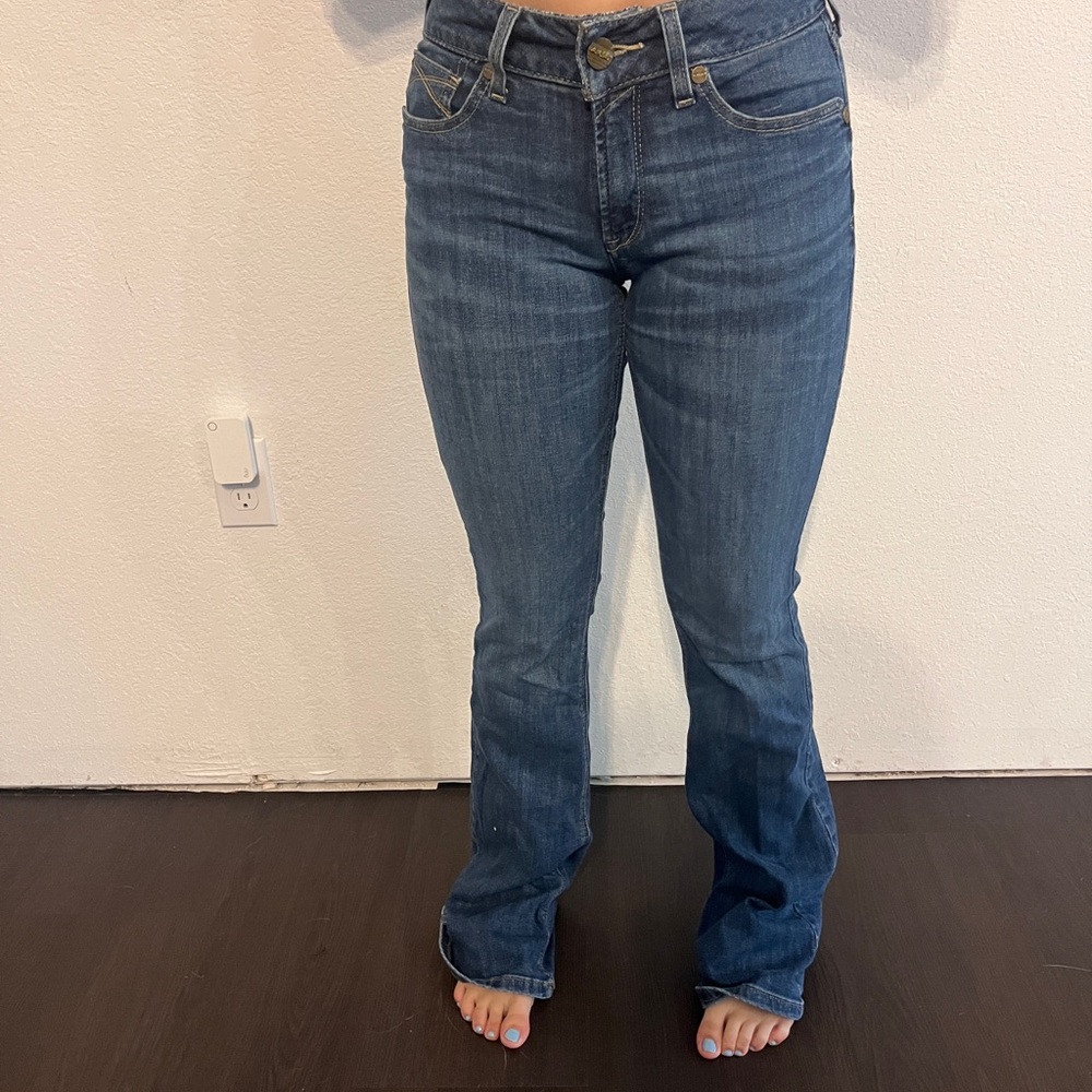 Ariat Women's Boot Cut Jeans in Deep Blue